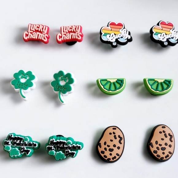 St Patrick's Day Croc Charms - Picture 1 of 1